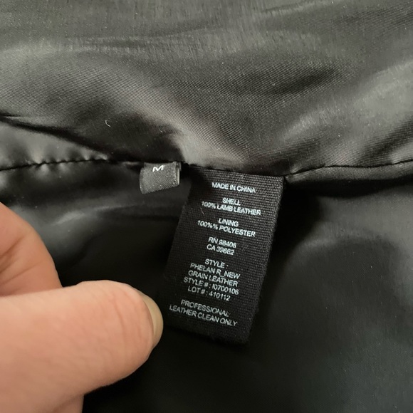 theory leather moto jacket - Picture 16 of 16